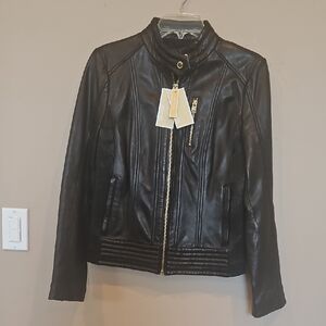 Michael Kors Black Leather Jacket
